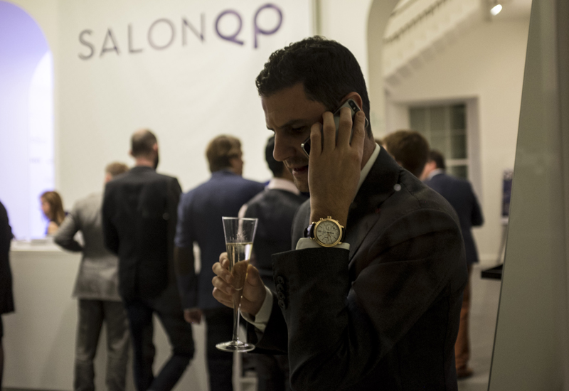 Guest at salonqp 2014, opening night